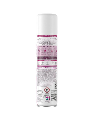 Champú Seco Batiste Rubor 190g - Paquete de 6 Unidades