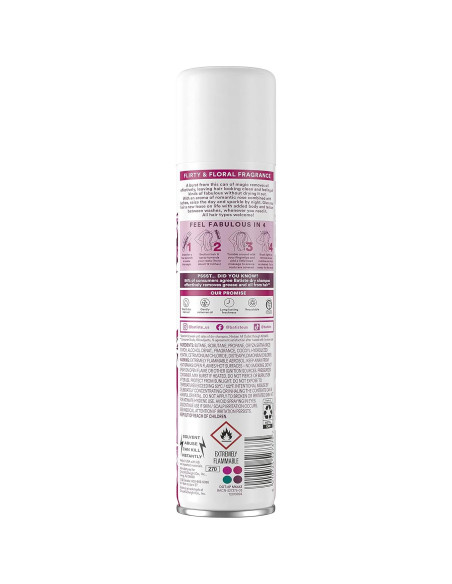 Champú Seco Batiste Rubor 190g - Paquete de 6 Unidades Champú Seco Batiste Rubor 190g - Paquete de 6 Unidades
