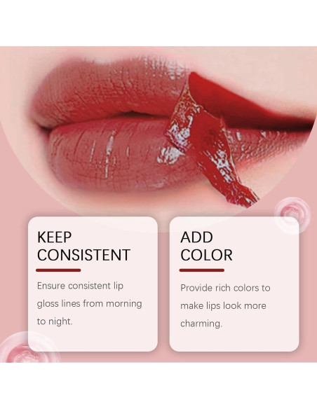 Lápiz Labial Peel Off Dulele Set de 3 Tintes Labiales Rosa Lápiz Labial Peel Off Dulele Set de 3 Tintes Labiales Rosa