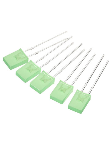 Bombillas LED Verde PATIKIL 150Pcs 2x5x7mm para Bricolaje