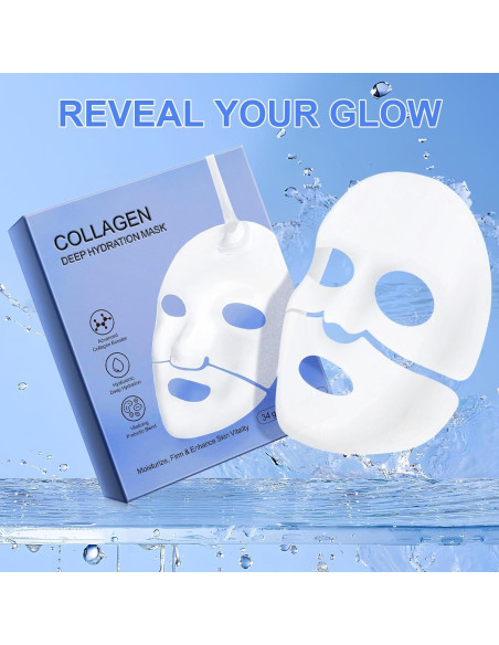 Mascarilla Facial de Colágeno SOLOTREE Hidrogel 6PCS Mascarilla Facial de Colágeno SOLOTREE Hidrogel 6PCS