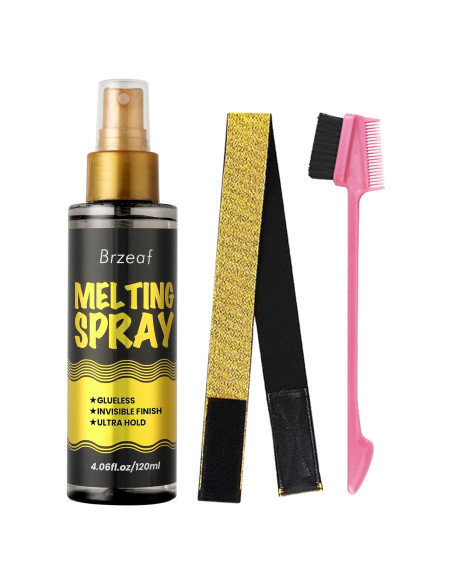 Spray Derretidor de Encaje Brzeaf 120ml - Fijación Extrema Spray Derretidor de Encaje Brzeaf 120ml - Fijación Extrema