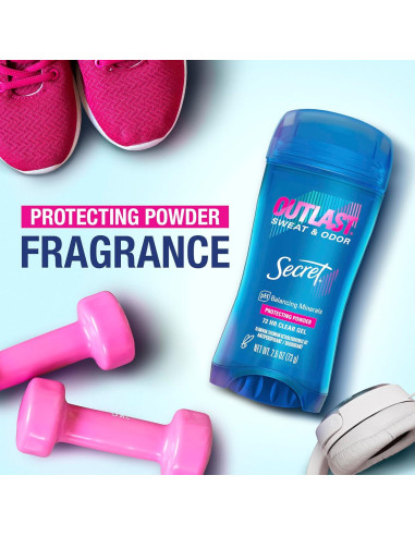 Desodorante Antitranspirante Secret 74g Aroma Polvo Protector