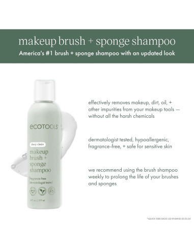 Set de Limpieza Profesional EcoTools para Brochas de Maquillaje