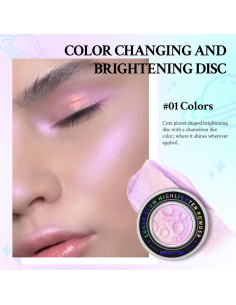 Paleta de Iluminador Chameleon - Maquillaje Multicromo 17.75g 2