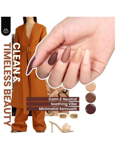 Set de Esmalte de Uñas en Gel Beetles 25 Colores 5ml 2