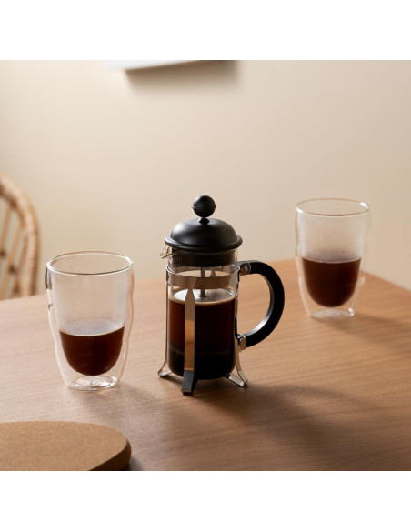 Cafetera de Émbolo Bodum Caffettiera 0.35L Acero y Plástico Cafetera de Émbolo Bodum Caffettiera 0.35L Acero y Plástico