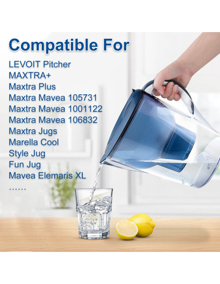 Paquete de 3 Filtros de Agua Anmumu para Jarras Maxtra Paquete de 3 Filtros de Agua Anmumu para Jarras Maxtra
