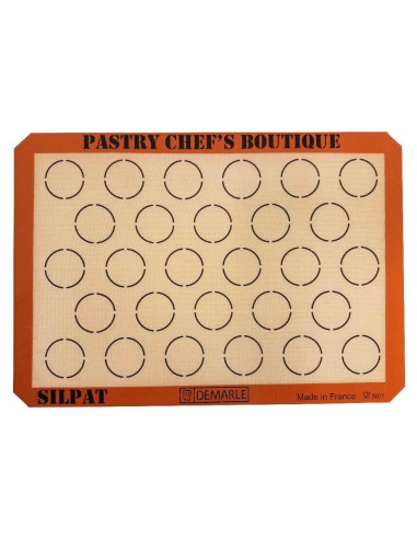 Alfombrilla de Hornear Silpat Premium 34.5x49.5cm para Macarons