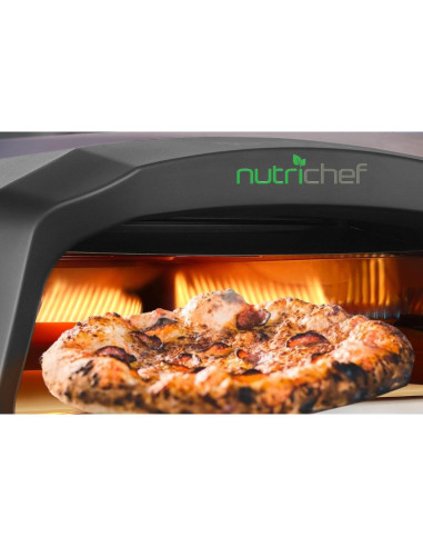 Horno de Pizza de Gas Portátil NutriChef 12" - 500C