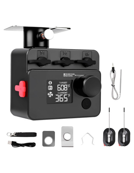 Controlador de Temperatura Bluetooth Acesidn para BBQ 0-300C Controlador de Temperatura Bluetooth Acesidn para BBQ 0-300C