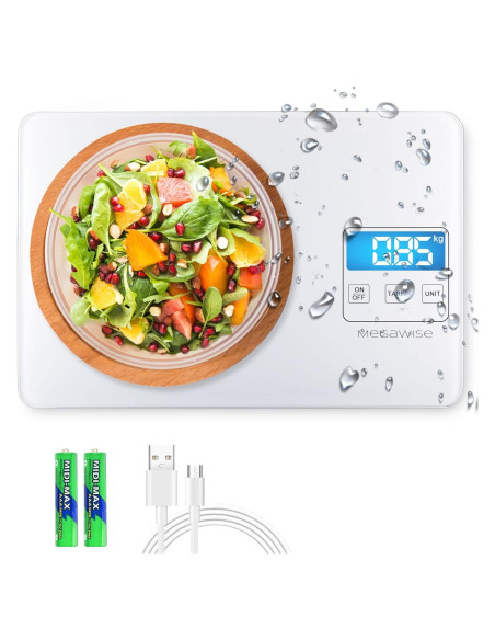 Báscula de Cocina Digital MegaWise K28H 15kg Recargable Báscula de Cocina Digital MegaWise K28H 15kg Recargable