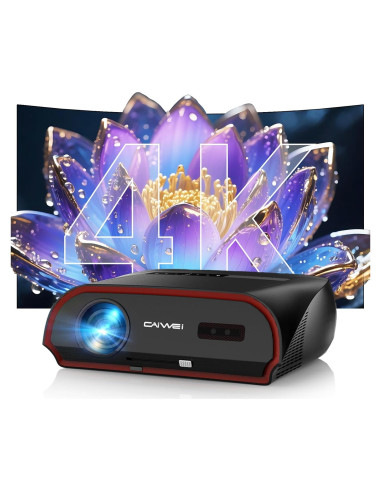 Proyector Diurno CAIWEI A12+ 4K 1580 Lúmenes HDMI WiFi Bluetooth