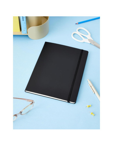 Cuaderno Moleskine Clásico Extra Grande Negro Sin Pautas 19x25cm