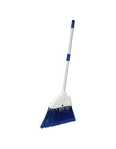 Escoba para Niños Xifando Retráctil 81cm Azul y Blanco