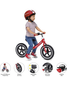 Bicicleta de Equilibrio Air Ride Radio Flyer para Niños 1.5-5 Años 2