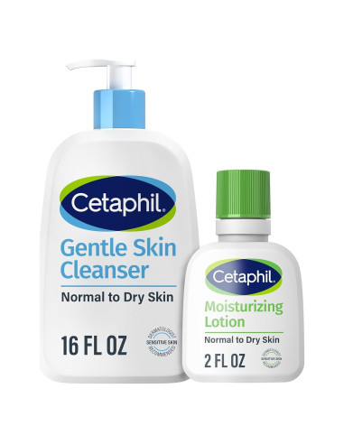 Cetaphil Limpiador Facial Suave 454g + Loción Hidratante 57g