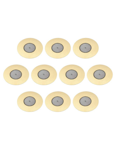 Discos Piezoeléctricos uxcell 50mm para Guitarras y Tambores - 10 Pcs