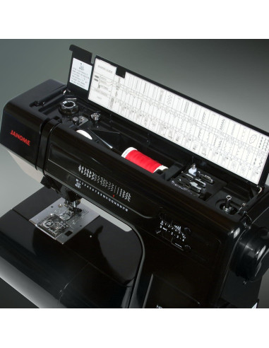 Máquina de Coser Janome HD-3000BE Negra con Kit Acolchado 6 Piezas