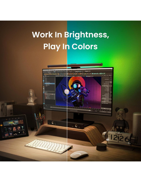 Barra de Luz LED Inteligente YEELIGHT para Monitor 51.5cm RGB Barra de Luz LED Inteligente YEELIGHT para Monitor 51.5cm RGB