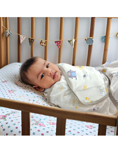 Saco de Sueño para Bebés 100% Algodón TOG 1.5 3-6 Meses