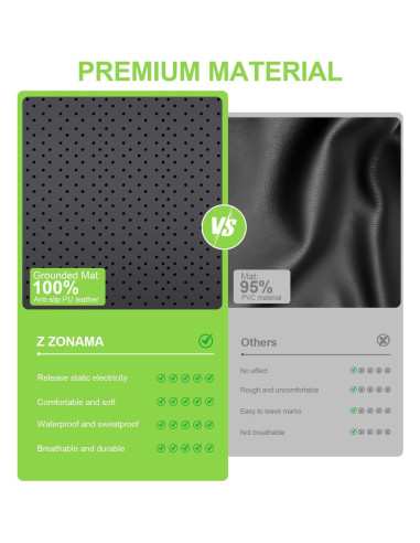 Alfombrilla de Conexión para Cama Z ZONAMA 135x68 cm Antiestática