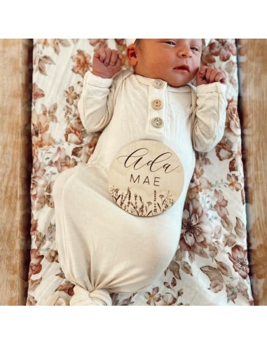 Conjunto Saco Anudado Bebé 0-3 Meses Merqwadd 2 Paquetes