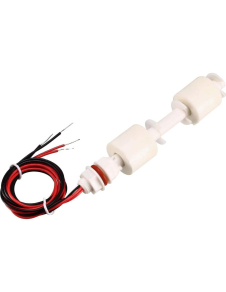 Interruptor de Flotador uxcell M10 115mm 2 Piezas para Bomba de Agua Interruptor de Flotador uxcell M10 115mm 2 Piezas para Bomba de Agua