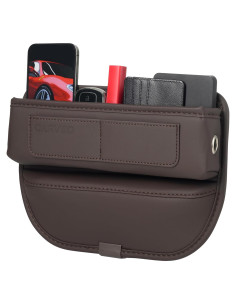 Organizador de Asiento de Coche CARVEO Marrón PU Compacto
