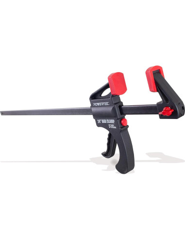 Abrazaderas de Palanca POWERTEC 24" con Separador 30" 2PK