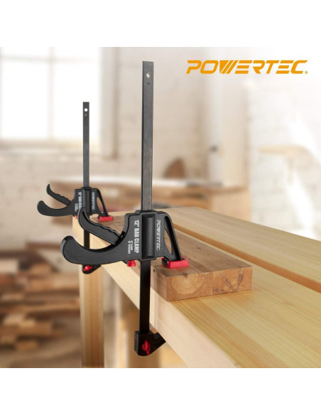 Abrazaderas de Palanca POWERTEC 24" con Separador 30" 2PK Abrazaderas de Palanca POWERTEC 24" con Separador 30" 2PK