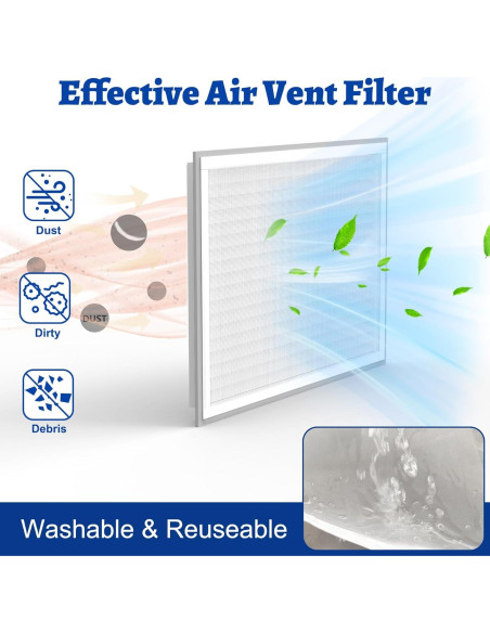 Filtro de Ventilación de Aire Wintcomfort WT-AF006 99x99cm Filtro de Ventilación de Aire Wintcomfort WT-AF006 99x99cm