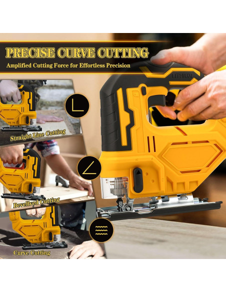 Sierra de calar inalámbrica Dewalt 20V 400W 2700RPM con 6 hojas Sierra de calar inalámbrica Dewalt 20V 400W 2700RPM con 6 hojas