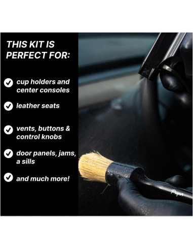 Kit de Limpieza de Interiores de Automóviles PROPER DETAILING CO.