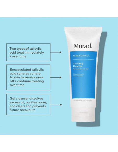 Limpiador Aclarador Murad 59 ml - Ácido Salicílico y Té Verde Limpiador Aclarador Murad 59 ml - Ácido Salicílico y Té Verde