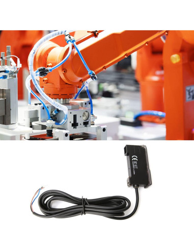 Sensor Fotoeléctrico Amplificador de Fibra Óptica Heayzoki E3X-NA11