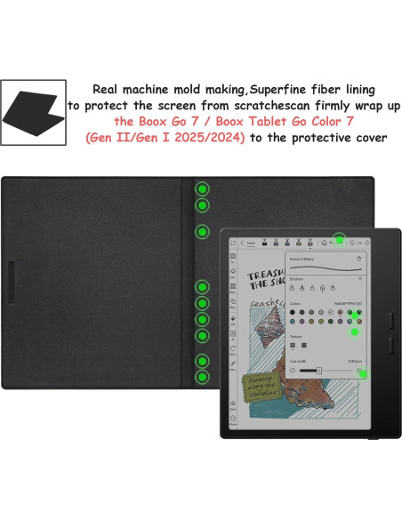 Funda Magnética UMUBUHOMS para Onyx Boox Go 7" Color 2024/2025 Funda Magnética UMUBUHOMS para Onyx Boox Go 7" Color 2024/2025