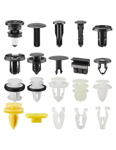 70 Clips Sujetadores Tesla GOOSLA para Parachoques y Guardabarros