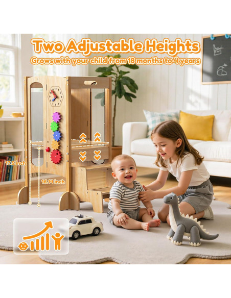 Torre de Pie Plegable FlyingBoom para Niños con Red de Seguridad Torre de Pie Plegable FlyingBoom para Niños con Red de Seguridad