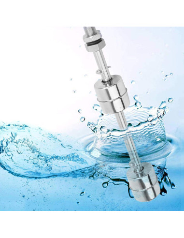 Sensor de Nivel de Agua Doble Bola Kuuleyn 150mm Acero Inoxidable