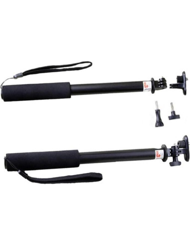 Bastón de Selfie Aluminio Extensible 75.5 cm para GoPro y Smartphone