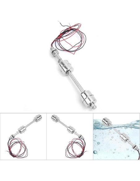 Sensor de Nivel de Agua Doble Bola Kuuleyn 150mm Acero Inoxidable Sensor de Nivel de Agua Doble Bola Kuuleyn 150mm Acero Inoxidable