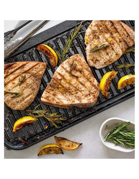 Plancha Reversible Hierro Fundido LS'BABQ 39x33 cm Plancha Reversible Hierro Fundido LS'BABQ 39x33 cm