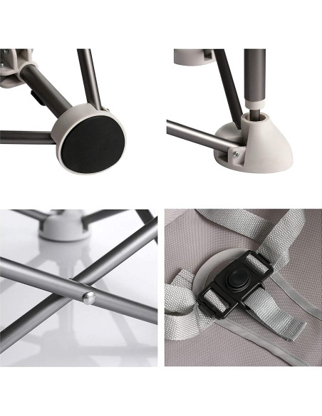Silla Elevadora Plegable PandaEar Rosa para Bebés 1.01 kg Silla Elevadora Plegable PandaEar Rosa para Bebés 1.01 kg