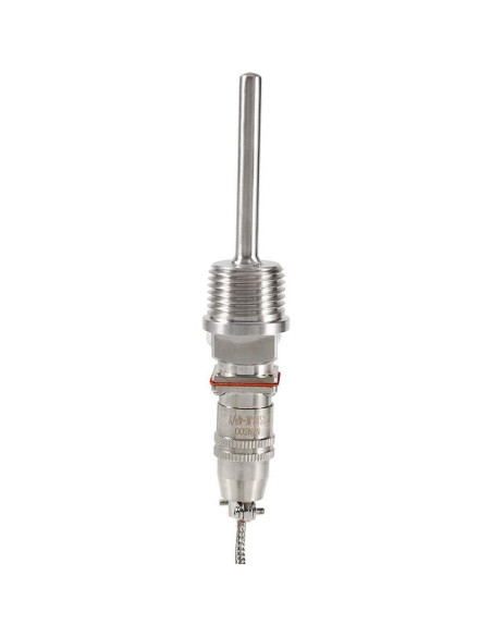 Sonda de Temperatura RTD PT100 Fafeicy 2m Rosca NPT 1/2" Sonda de Temperatura RTD PT100 Fafeicy 2m Rosca NPT 1/2"