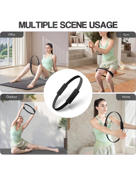 Círculo de Fitness Pilates LTHTRADE 34.3 cm Resistencia Círculo de Fitness Pilates LTHTRADE 34.3 cm Resistencia