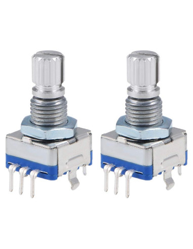 Encoder Rotativo Digital uxcell EC11 360 Grados 6mm 2pcs