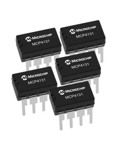 Potenciómetro Digital Microchip 128 Pasos SPI 5 Piezas