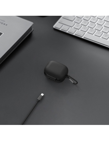 Funda de Silicona Geekria para Auriculares Anker C40i - Negro
