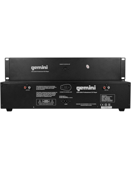 Paquete DJ Gemini CDX-2250i + Auriculares Rockville DJ1500 Paquete DJ Gemini CDX-2250i + Auriculares Rockville DJ1500